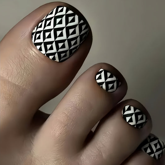 Pedicure fake nail Y877