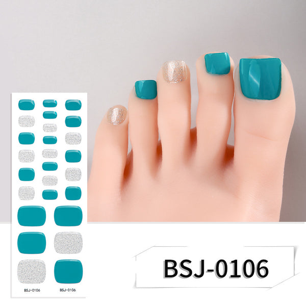 Bandoulières de gel à pédicure