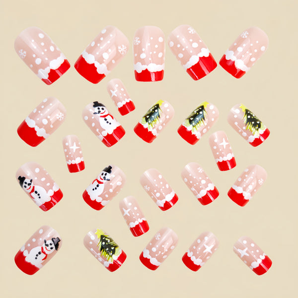 24pcs/Set Press On Nails Y1279