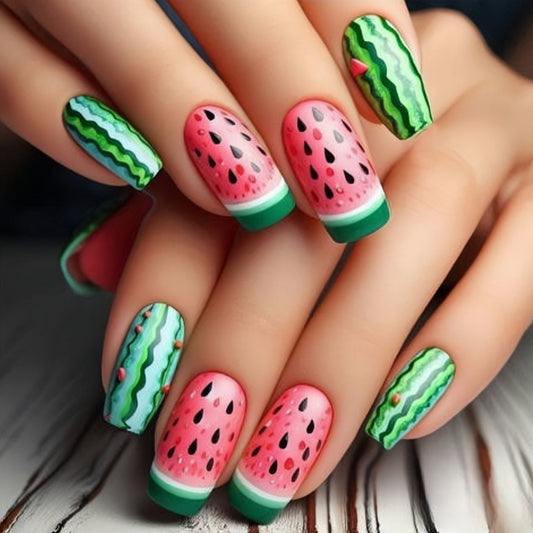 24pcs/Set Press On Nails