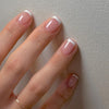 Weekly deals White French（press on nail）