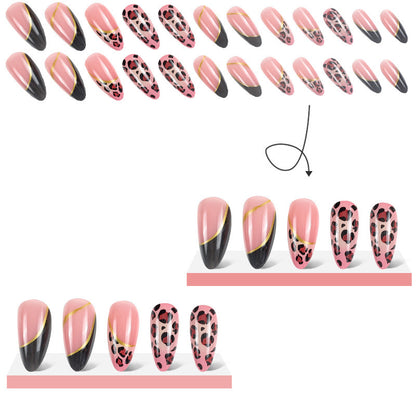 Leopard nail plate