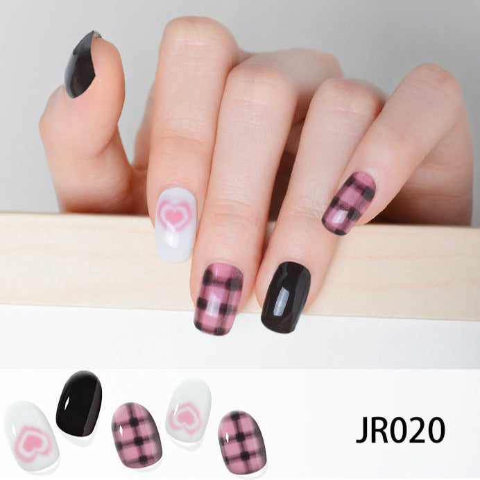 Semi-cured Gel Nail Strips JR020