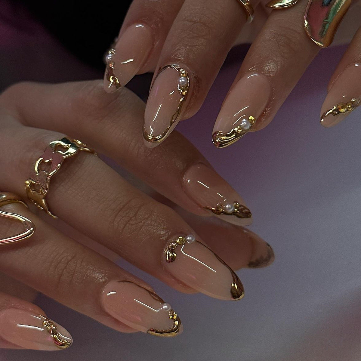 24pcs/Set Press On Nails