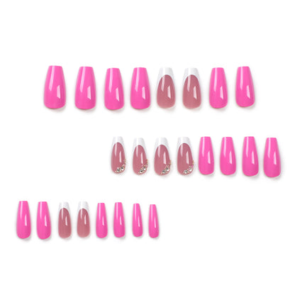 Naked color nail polish false nail patches