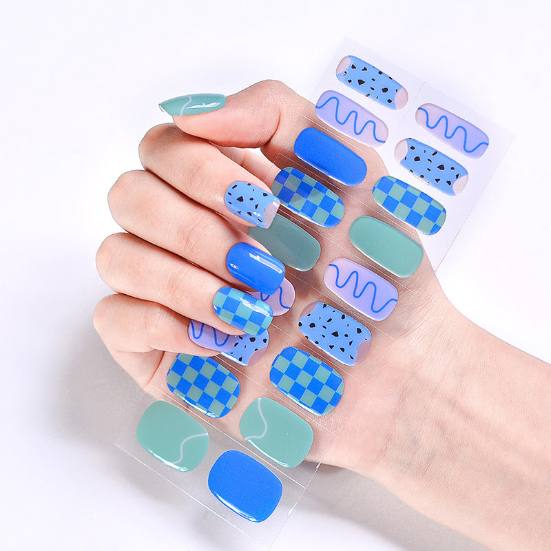 Semi-cured Gel Nail WrapsJK159