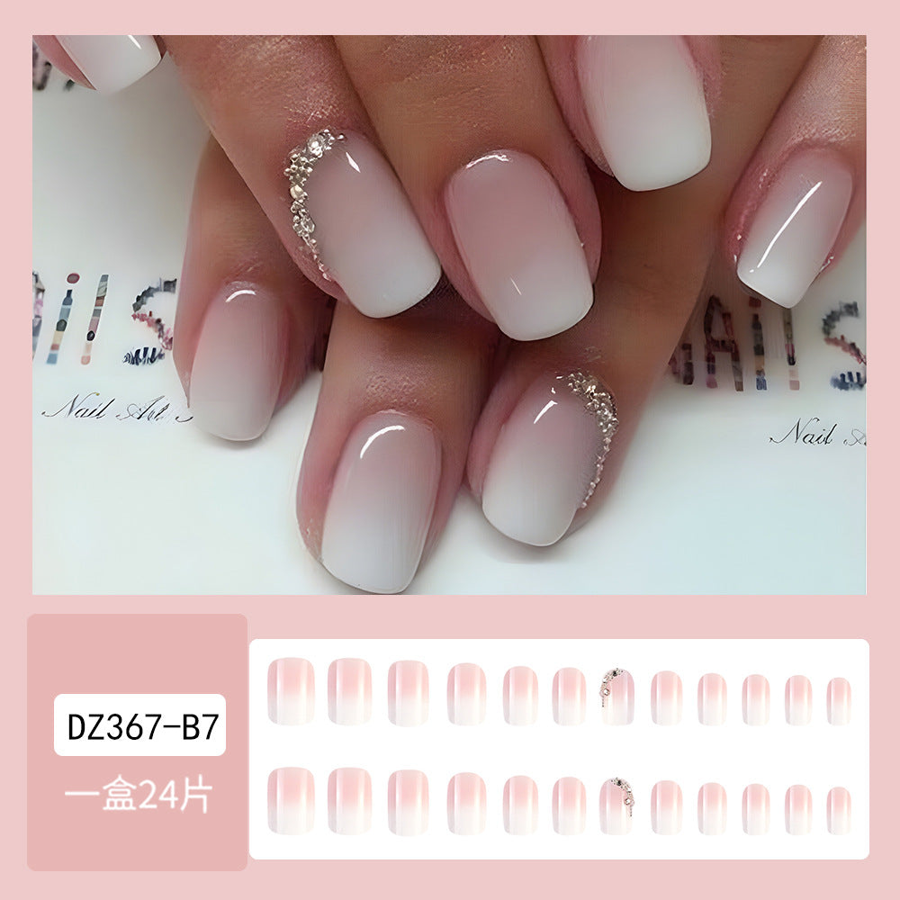 Gradient Jelly Powder Nail