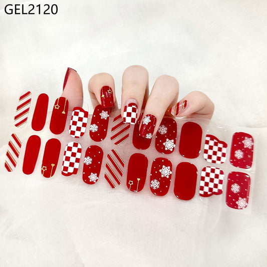 Semicured UV gel nail sticker kit GEL2120