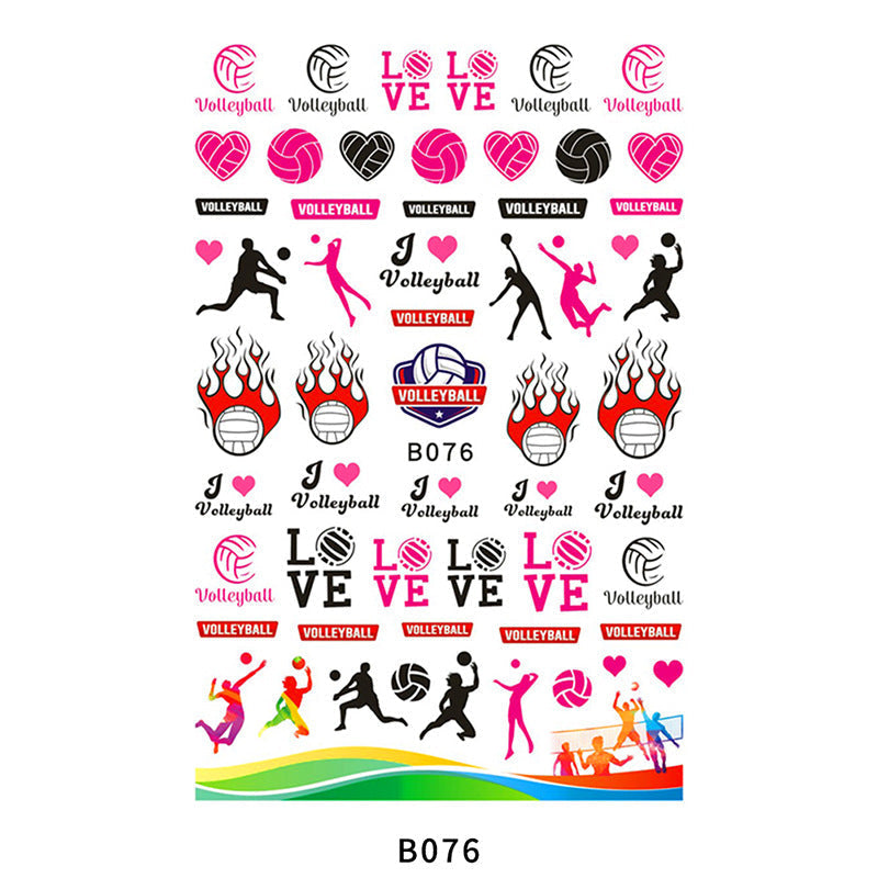 Nails Art Stickers Sports Event Series R128-B076