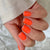 Solid color short square nail