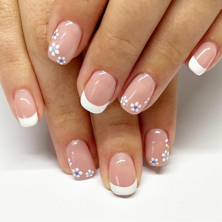 Cute flowers press on nail