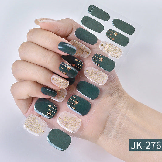 Semi-Cured Gel Nail sticker JK276（24PCS）