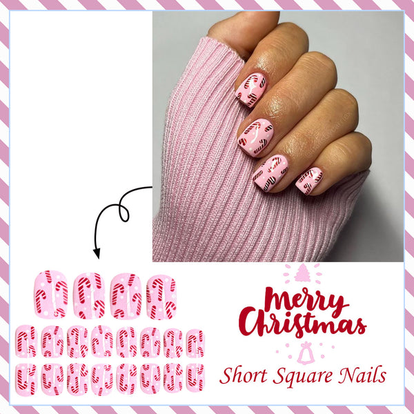 24pcs/Set Press On Nails JB937