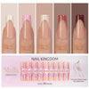 Five-color square patch manicure 150 pieces