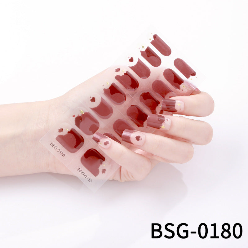 Semi-cured Gel Nail Wraps