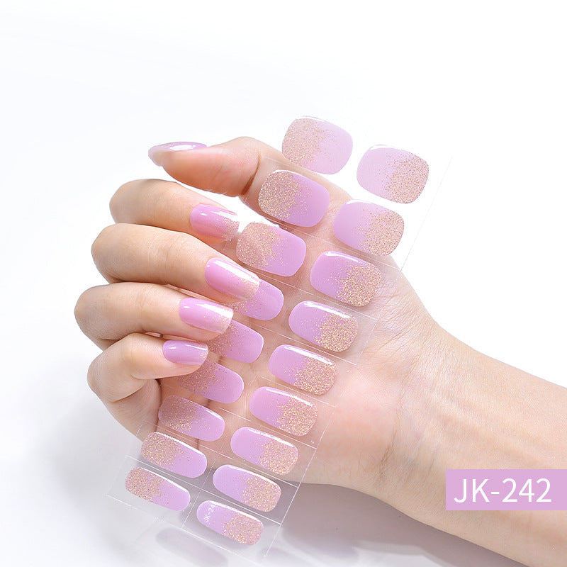 Semi-cured Gel Nail WrapsJK242