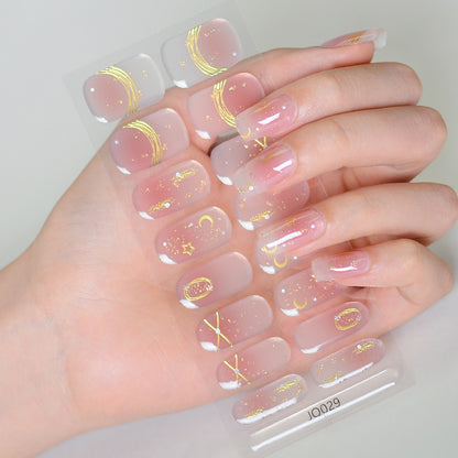 Semi-Cured Gel Nail sticker kit JQ029