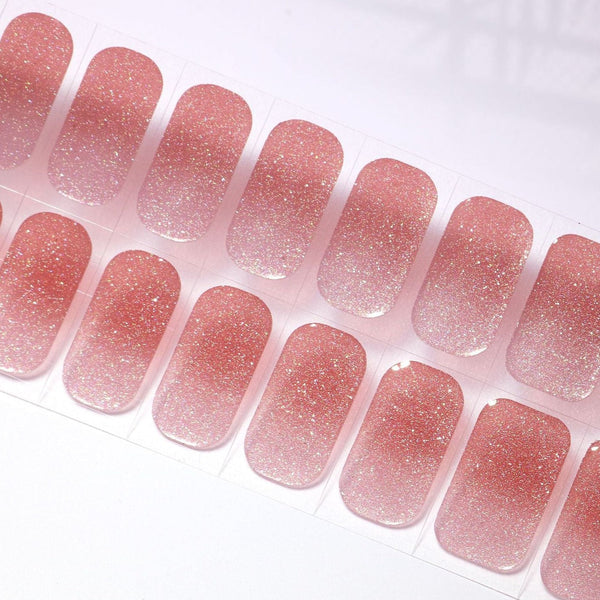 Semicured UV gel nail sticker kit JM075 flashing