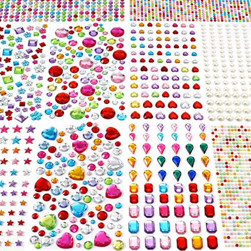DIY Decorative Sticker Acrylic Shiny Crystal Diamond Sticker