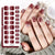 26 finger solid color cat eye no-bake manicure sticker
