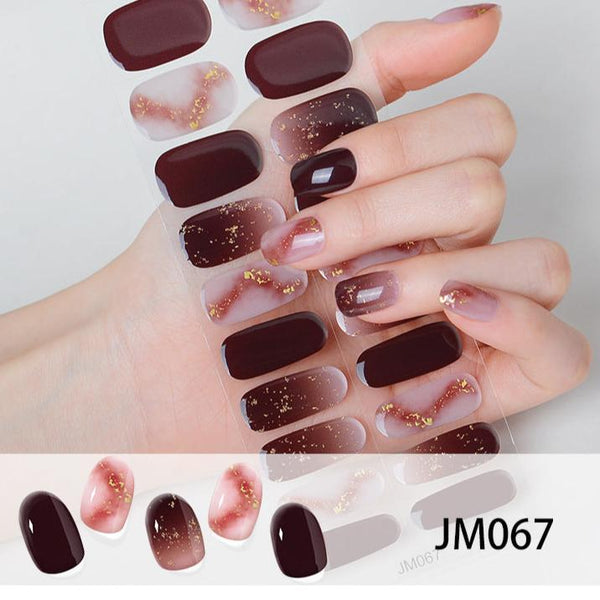 Semi-cured Gel Nail Strips JM067