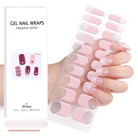 UV nail polish film semi-cured nail stickers BSS-0237