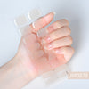 Semicured UV gel nail sticker