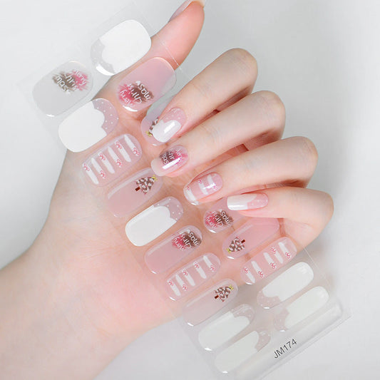 Semi-cured Gel Nail Stickers JM-174