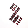 Wine-red ink wash