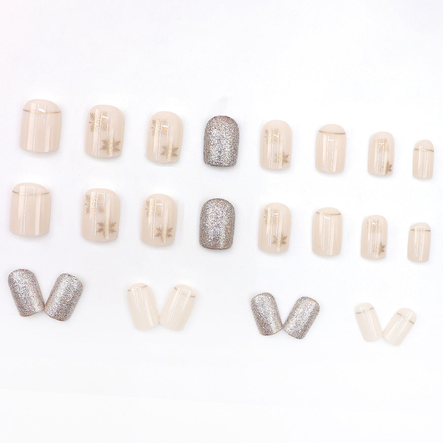 24pcs/Set Press On Nails W904