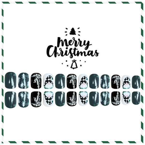 24pcs/Set Press On Nails JB950