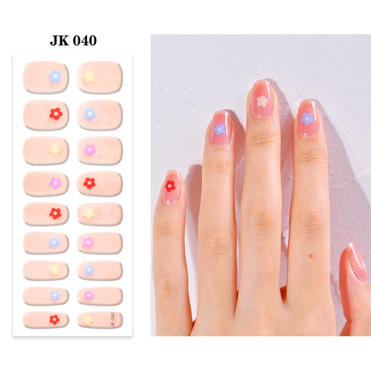 Semi-Cured Gel Nail sticker JK-040