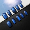 30 pieces of dark blue spar cat's eye
