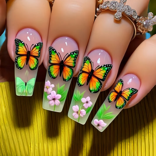 24pcs/Set Press On Nails