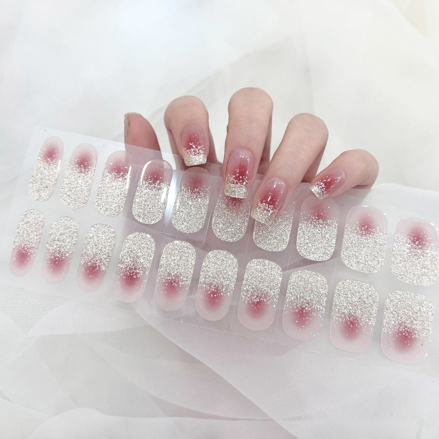 Semicured UV gel nail sticker kit GEL2060