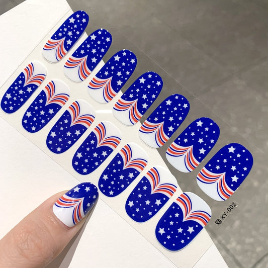 Independence day nail wrapsXY-002