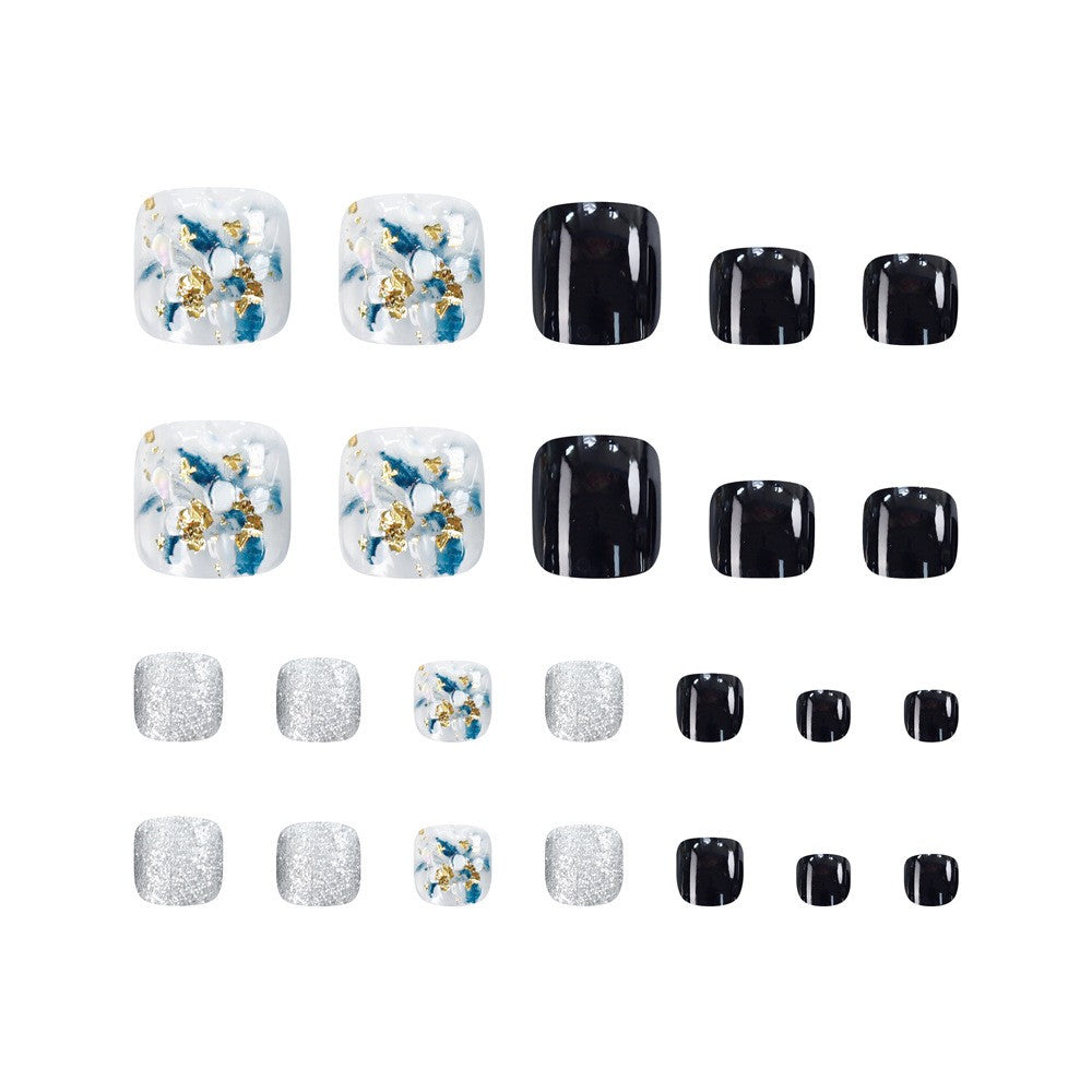 Press On Toe nails Set 24pcs/set XNT073