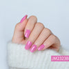 Semicured UV gel nail sticker kit
