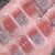 Semicured UV gel nail sticker kit NJ053 Rose Litchi
