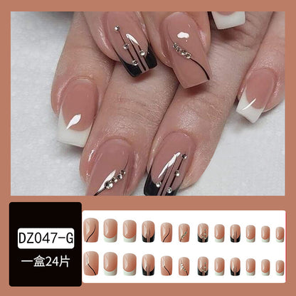 White-edged French wear nail plate