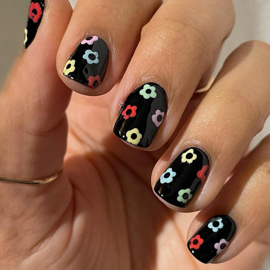 Cute Flower Nail Patch