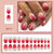 24pcs/Set Press On Nails JB973