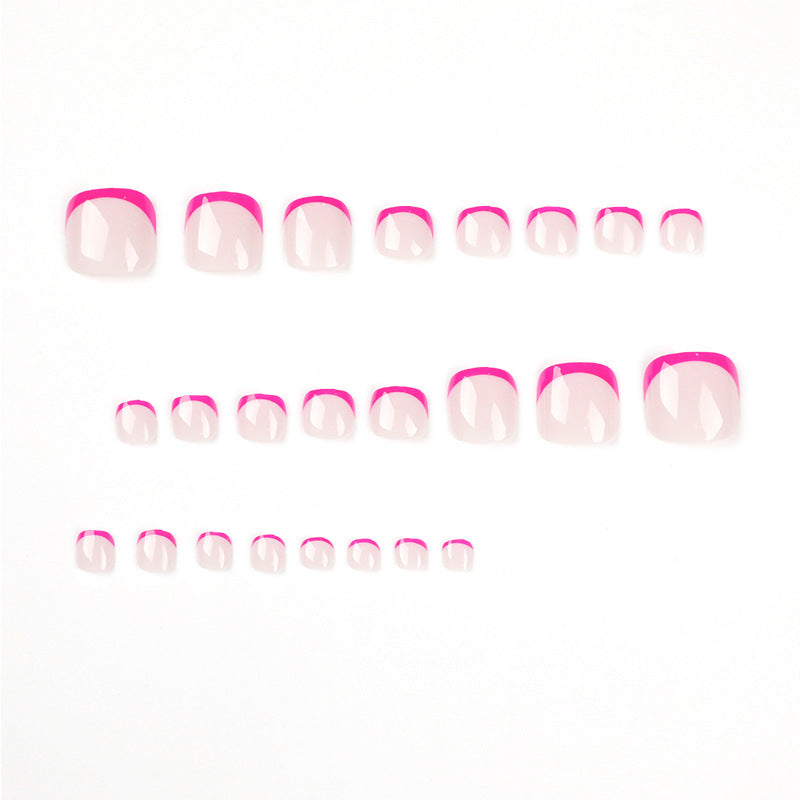 Press On Toe nails Set 24pcs/set JP1648