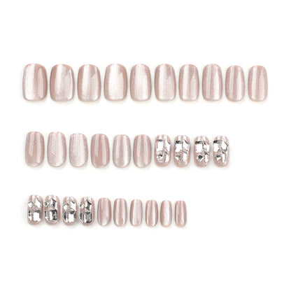 24pcs/Set Press On Nails GN021