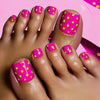Pedicure fake nail Y592