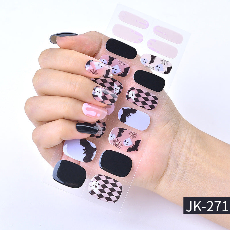 Semi-Cured Gel Nail sticker kit JK271