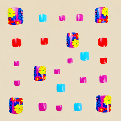 Pedicure fake nail Y824