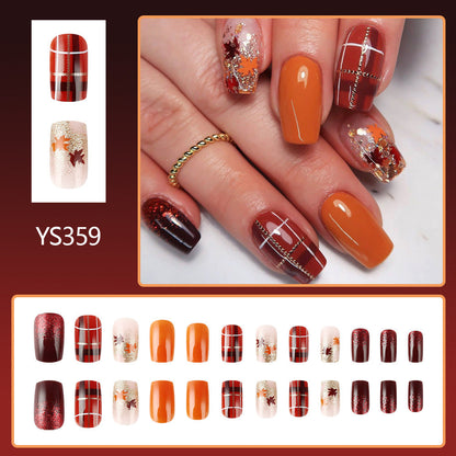 24pcs/Set Press On Nails YS359