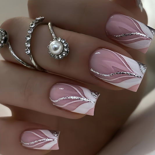 24pcs/Set Press On Nails