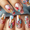 Stained glass geometric pattern